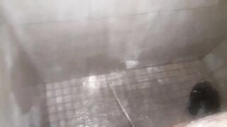 Peeing in the shower