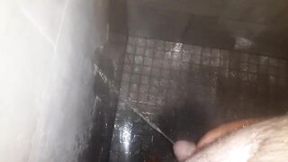 Peeing in the shower