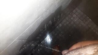 Peeing in the shower