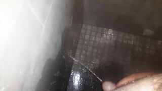 Peeing in the shower