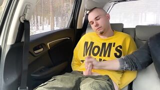 I was tied up in the car and made to cum - 6 image