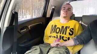 I was tied up in the car and made to cum - 8 image