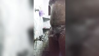 Chubby yummy mallu Indian boy bathing and soapy mastrubation mastrubation - 5 image