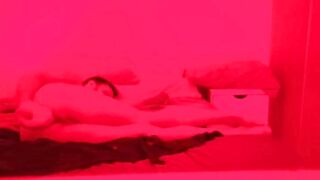 15 masturbating in my bed enjoying a huge dildo anal destruction - 4 image