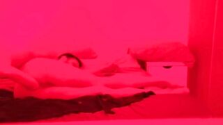 15 masturbating in my bed enjoying a huge dildo anal destruction - 6 image