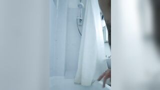 Horny twink pissing his pants in the bathroom - 4 image
