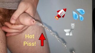 Hot beautiful pissing! | Piss fetish | Solo male - 1 image