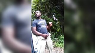 He nutted right down his throat - sexy black fella cums - 2 image