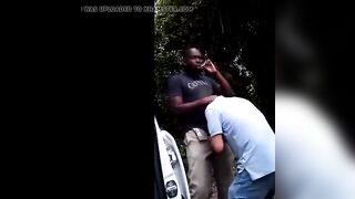 He nutted right down his throat - sexy black fella cums - 6 image