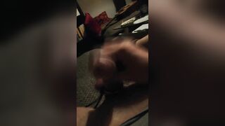 Playing with my cock for a change. Got to give my ass a break some of the time - 5 image