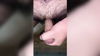 Tiny Asian Dick Masturbate and Cum (Slurp) - 7 image