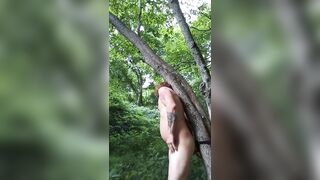Treehugger fucks tree - 3 image
