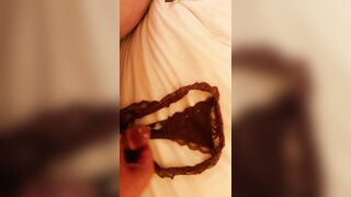 Cumming in my sissies panties in hotel room - 5 image