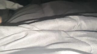 Morning wood boner in bed - 2 image