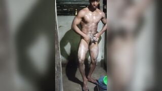 Muscular Guy Shower Time - 4 image