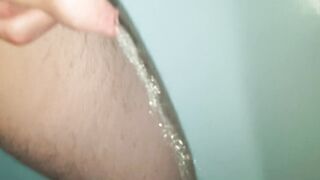 Sexy Pissing With Thick Uncut Foreskin - 5 image