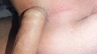 A powerful, big cock in a beautiful and smooth ass of a twink! Close-up! - 1 image