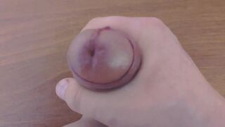 Really small cock handjob not finished - 1 image
