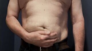 Dad Body Stomach Show Belly fetish video - 10 image