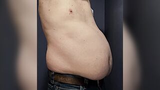 Dad Body Stomach Show Belly fetish video - 6 image