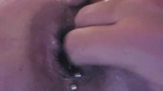 Pulling out an spreading wide. Medium size dilator. Gaped pierced pussy - 9 image