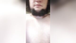 chubby boy with smooth armpits shoots lots of cum - 2 image