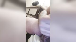 chubby boy with smooth armpits shoots lots of cum - 4 image