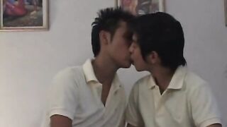 Asian amateur twink couple enjoy passionate analsex after BJ - 2 image