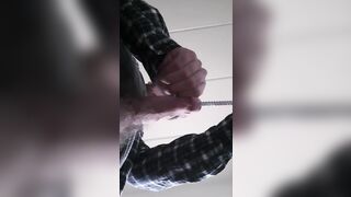 Fucking my cock with urethral sound feels good - 3 image