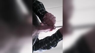 Fucking my cock with urethral sound feels good - 5 image