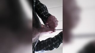 Fucking my cock with urethral sound feels good - 7 image