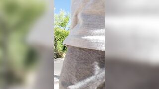 Walking down the street in summer, how hot! 1 - 6 image