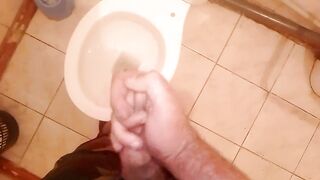 Fingering in the toilet, finished in the toilet. - 6 image