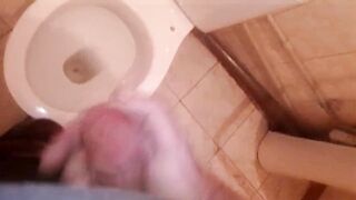 Fingering in the toilet, finished in the toilet. - 9 image