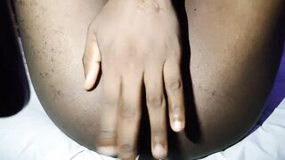 Black sissy ass and cock