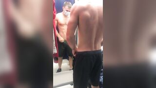 a beautiful man in the locker room of a store - 10 image