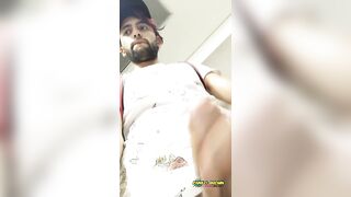 Jerking Off My Big Uncut Cock At The Mall's Public Bathroom - Camilo Brown - 7 image