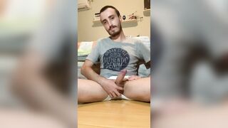 Horny brazilian teen jerks off and ends with tons of cum - 3 image