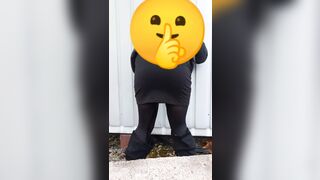 Public peeing dressed up - 1 image
