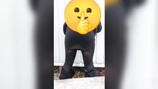 Public peeing dressed up - 9 image