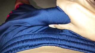 Pre Cum stains on Gray Hanes Boxer Briefs - 2 image
