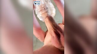 Fleshlight Too Tight For My Big Dick - I Cum So Fast And Hard - 9 image