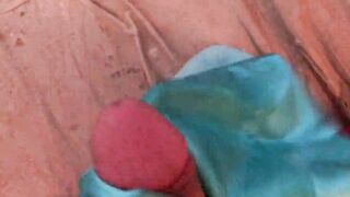 Dirty Tina Satin Mini Dress Fucked on the Work Site Floor - 4 image