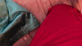 Dirty Tina Satin Mini Dress Fucked on the Work Site Floor - 9 image