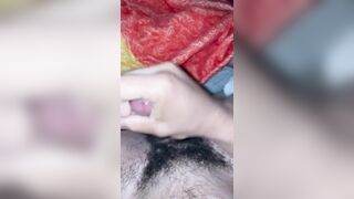 Jerking my fat dick before family wakes up