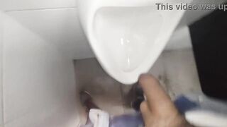 Hard dick in the mall's bathroom - 4 image