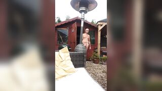 More cam wanking in the garden - 3 image