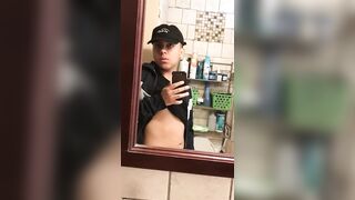 19 year old Latino jerking off session - 5 image