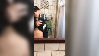 19 year old Latino jerking off session - 7 image