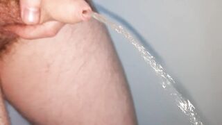 Tight Foreskin Pissing Everywhere (Compilation) - 2 image